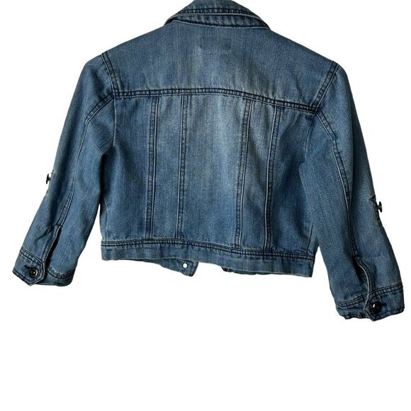 Ci Sino Youth Denim Jean Jacket Size Small Sku 1500 - Picture 10 of 13
